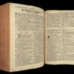 1736 HUGE Calvin Piscator BIBLE German Biblia Swiss Bern Switzerland Reformed