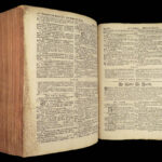 1736 HUGE Calvin Piscator BIBLE German Biblia Swiss Bern Switzerland Reformed