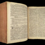 1736 HUGE Calvin Piscator BIBLE German Biblia Swiss Bern Switzerland Reformed