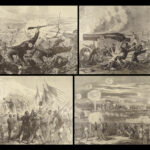 1890 HUGE Soldier in Our Civil War Illustrated Battles ANTIETAM Lincoln 2v SET