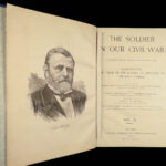 1890 HUGE Soldier in Our Civil War Illustrated Battles ANTIETAM Lincoln 2v SET
