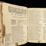 1590 Painted BRASS ART Binding OVID Works Poetry Roman Mythology Fastor Tristia