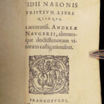 1590 Painted BRASS ART Binding OVID Works Poetry Roman Mythology Fastor Tristia