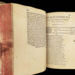 1590 Painted BRASS ART Binding OVID Works Poetry Roman Mythology Fastor Tristia