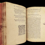 1590 Painted BRASS ART Binding OVID Works Poetry Roman Mythology Fastor Tristia