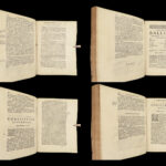 1640 MEDICINE 1ed Baillou Epidemiology Hippocrates FEVERS Disease Paralysis RARE
