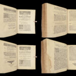 1640 MEDICINE 1ed Baillou Epidemiology Hippocrates FEVERS Disease Paralysis RARE