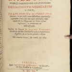 1640 MEDICINE 1ed Baillou Epidemiology Hippocrates FEVERS Disease Paralysis RARE