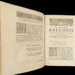 1640 MEDICINE 1ed Baillou Epidemiology Hippocrates FEVERS Disease Paralysis RARE