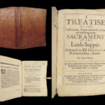 1660 Presbyterian Richard Vines Lords Supper Bible Eucharist Puritan England