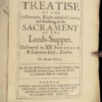 1660 Presbyterian Richard Vines Lords Supper Bible Eucharist Puritan England