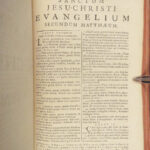 1741 Holy BIBLE Vulgate Biblia Sacra Catholic Church Pope Clement VIII RARE