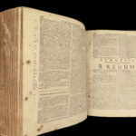 1694 Famed Bible Commentary of Matthew Poole anti Catholic England Synopsis Criticorum