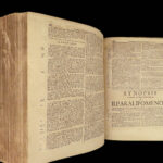 1694 Famed Bible Commentary of Matthew Poole anti Catholic England Synopsis Criticorum