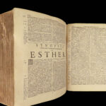 1694 Famed Bible Commentary of Matthew Poole anti Catholic England Synopsis Criticorum