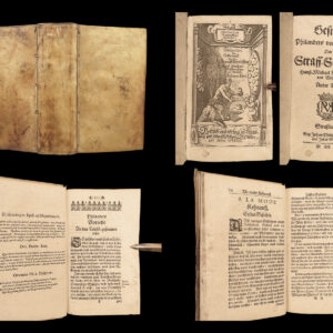 1650 German BAROQUE SATIRE Philanders von Sittewald Moscherosch Thirty Years War