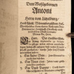 1650 German BAROQUE SATIRE Philanders von Sittewald Moscherosch Thirty Years War