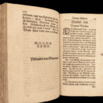 1650 German BAROQUE SATIRE Philanders von Sittewald Moscherosch Thirty Years War
