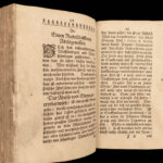 1650 German BAROQUE SATIRE Philanders von Sittewald Moscherosch Thirty Years War