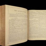 1875 BIBLE by Scottish John Brown Edinburgh Scotland Illustrated Huge FOLIO KJV