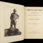 1910 Theodore Roosevelt 1st ed African Game Trails Illustrated HUNTING Sporting