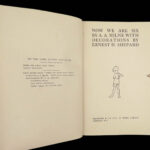 1927 Winnie the Pooh 1ed MILNE Now We Are Six Children’s Classic Shepard ART