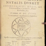 1641 ASTRONOMY 1ed Ephemerides Medicine Mysteries Hippocrates Brahe Kepler RARE