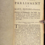 1682 LAWS & Acts of SCOTLAND Scottish Confession of Faith Fine Binding Murray