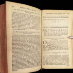 1682 LAWS & Acts of SCOTLAND Scottish Confession of Faith Fine Binding Murray