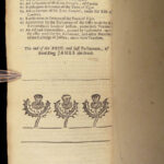 1682 LAWS & Acts of SCOTLAND Scottish Confession of Faith Fine Binding Murray