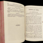 1856 STUNNING Fine Binding Catholic Romain Parishioner | Liturgy Bible Art
