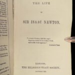 1860 Life of Isaac Newton Science Mathematics Principia Philosophy Tract Society