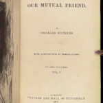 1865 Charles Dickens 1ed 1st printing Our Mutual Friend Last Novel Social Satire