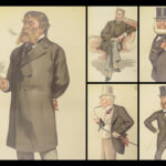 1880 Vanity Fair ART Earl of Nottingham Illustrated COLOR Portraits HUGE
