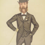 1880 Vanity Fair ART Earl of Nottingham Illustrated COLOR Portraits HUGE