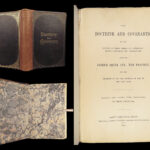 1891 Mormon Doctrine & Covenants Joseph Smith Mormonism LDS Salt Lake City ed