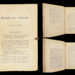 1891 Mormon Doctrine & Covenants Joseph Smith Mormonism LDS Salt Lake City ed