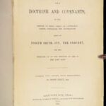 1891 Mormon Doctrine & Covenants Joseph Smith Mormonism LDS Salt Lake City ed