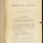 1891 Mormon Doctrine & Covenants Joseph Smith Mormonism LDS Salt Lake City ed