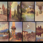 1904 FAMOUS 1ed Italian Villas & Gardens Edith Wharton Maxfield Parrish ART