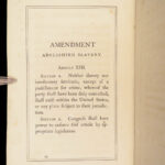 1867 13th Amendment SLAVERY Civil War Constitution of USA Declaration Abolition
