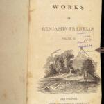 1808 Ben Franklin 1ed Autobiography Essays ELECTRICITY America Philadelphia 4v