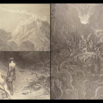 1890 Paradise Lost John Milton GUSTAVE DORÉ Art God Angels & Demons FOLIO