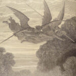 1890 Paradise Lost John Milton GUSTAVE DORÉ Art God Angels & Demons FOLIO