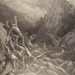 1890 Paradise Lost John Milton GUSTAVE DORÉ Art God Angels & Demons FOLIO