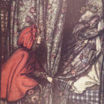 1912 Grimm Fairy Tales Arthur Rackham Art SNOW WHITE Cinderella Rapunzel Fables