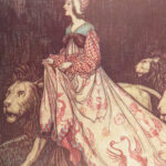 1912 Grimm Fairy Tales Arthur Rackham Art SNOW WHITE Cinderella Rapunzel Fables