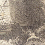 1856 Buccaneers in America Pirates Caribbean Exquemelin Illustrated Shipwrecks