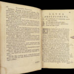 1711 Greek BIBLE New Testament Cartesian Etienne Courcelles Novum Testamentum
