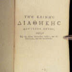 1711 Greek BIBLE New Testament Cartesian Etienne Courcelles Novum Testamentum